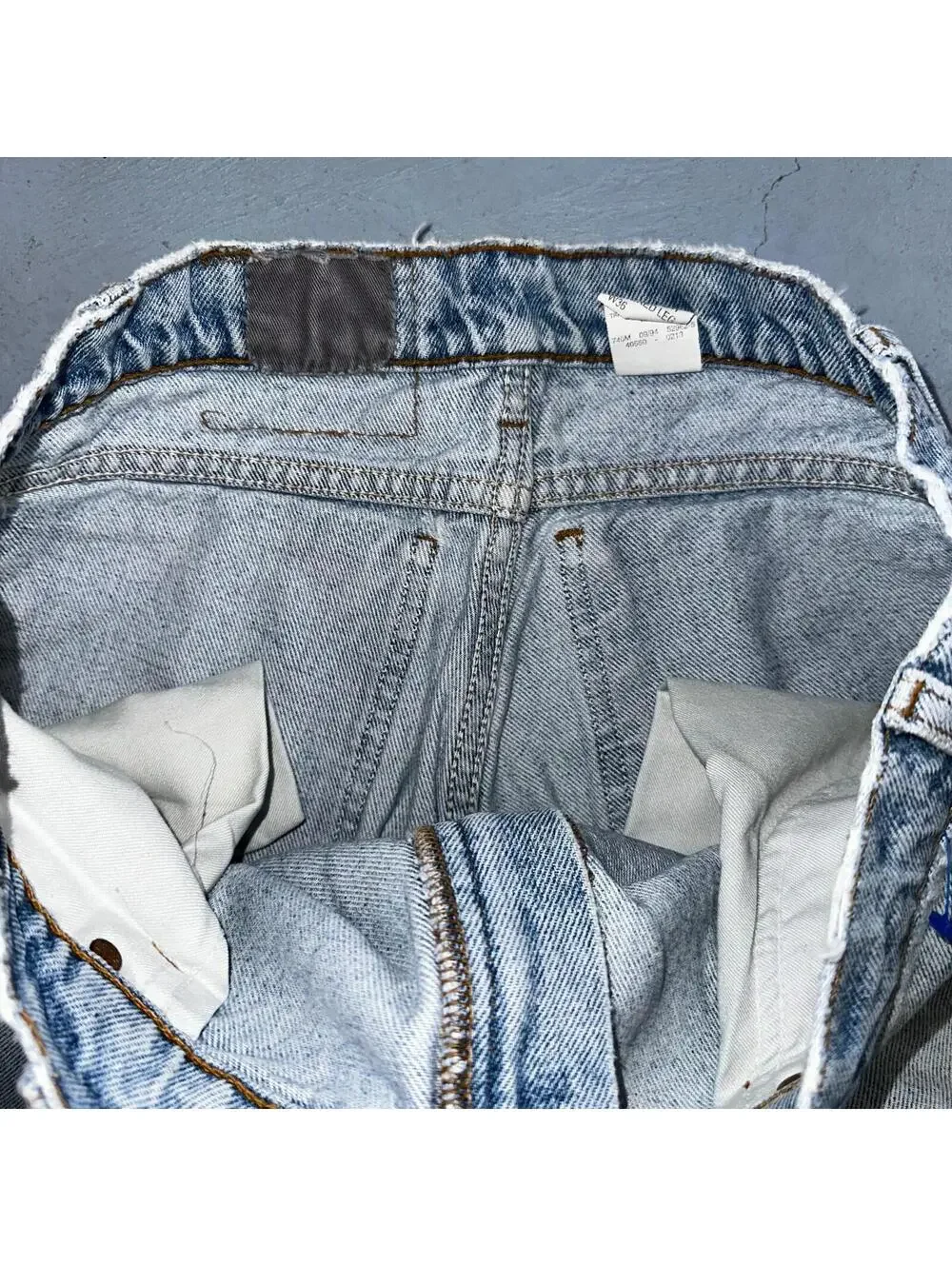 Levis 550 Vintage 90s USA Orange Tab Relaxed Blue Ligh Wash Jeans 36x32 Ac 33x30